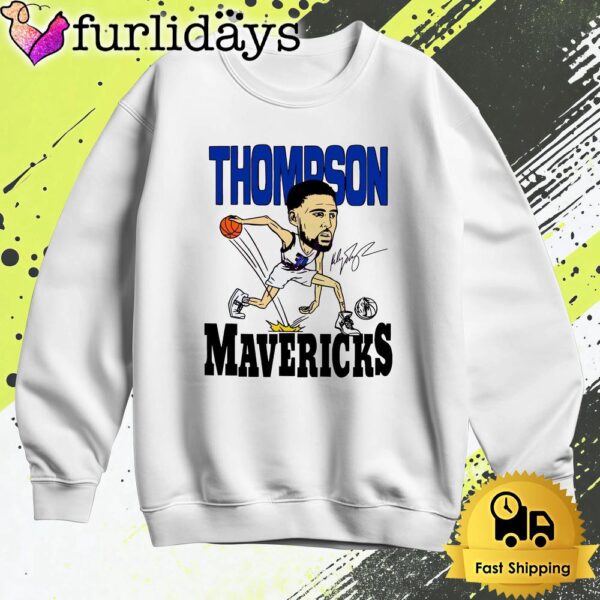 Thompson Mavericks Caricature Signature T Shirt