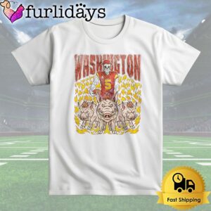 Washington Commanders Skeleton Football T Shirt