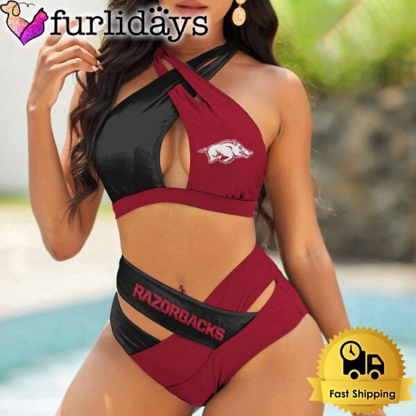 Arkansas Razorbacks Women Bikini Set Sport