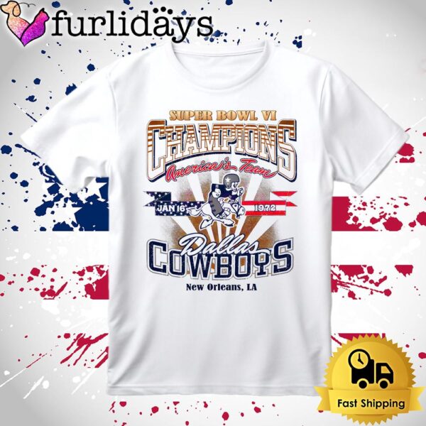 Dallas Cowboys Super Bowl Vi Champions T Shirt