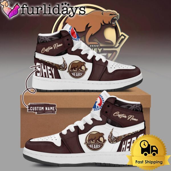 Hershey Bears Logo Team Custom Air Jordan 1 Shoes