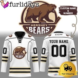 Hershey Bears Logo Team Custom Lace…