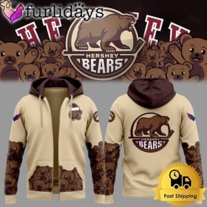 Hershey Bears Logo Team Limited Edition Zip Hoodie