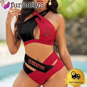 Maryland Terrapins Women Bikini Set Sport