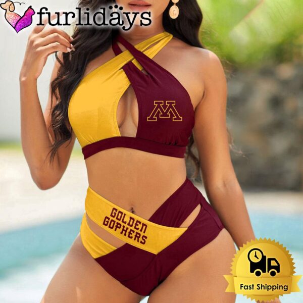 Minnesota Golden Gophers Women Bikini Set Sport