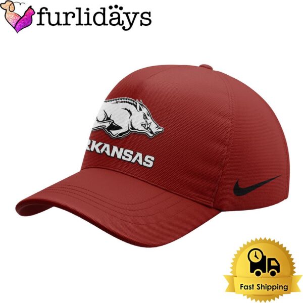 NCAA Arkansas Razorback Football New Limited Edition Logo Team Red Baseball Cap