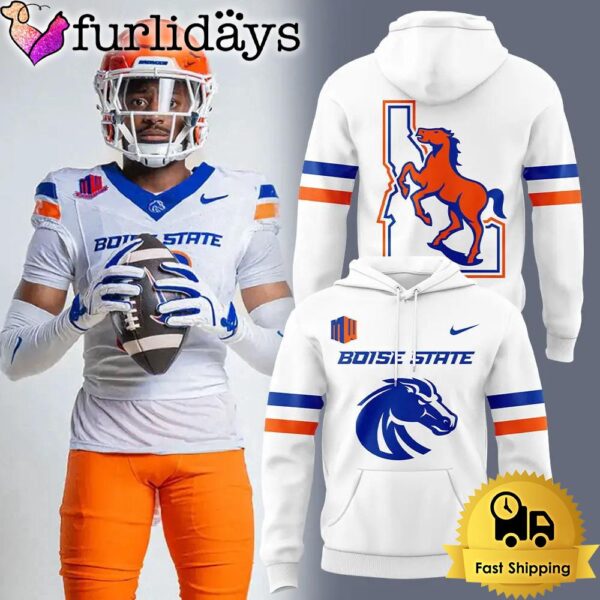 NCAA Boise State Broncos Football Uniform Vintage Mark Hoodie