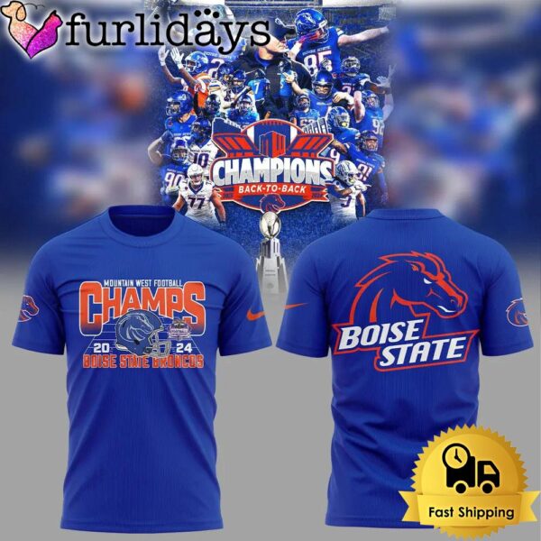 NCAA Boise State Broncos Mountain West Conference Football Champions T Shirt