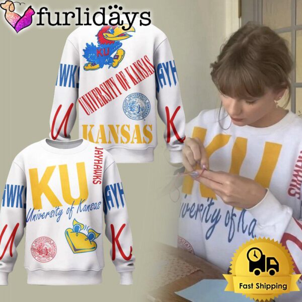 NCAA Kansas Jayhawk Taylor Swift Limited Edition Sweatshirt