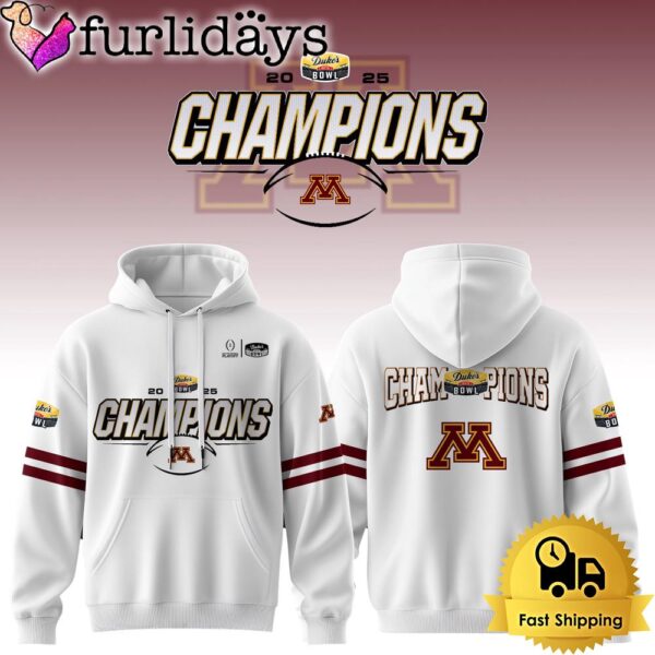 NCAA Minnesota Golden Gophers Football Duke’s Mayo Bowl Champions 2025 Hoodie