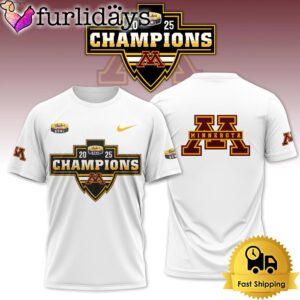 NCAA Minnesota Golden Gophers Football Duke’s Mayo Bowl Champions White T Shirt