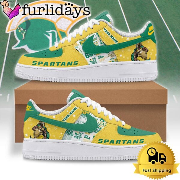 NCAA Norfolk State Spartans Football Limited Edition Custom Air Force 1 Shoes