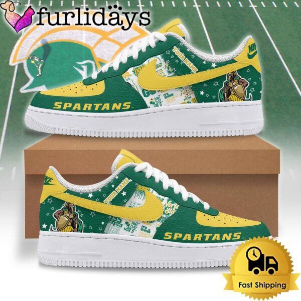 NCAA Norfolk State Spartans Football Warrior Limited Edition Custom Air Force 1 Shoes