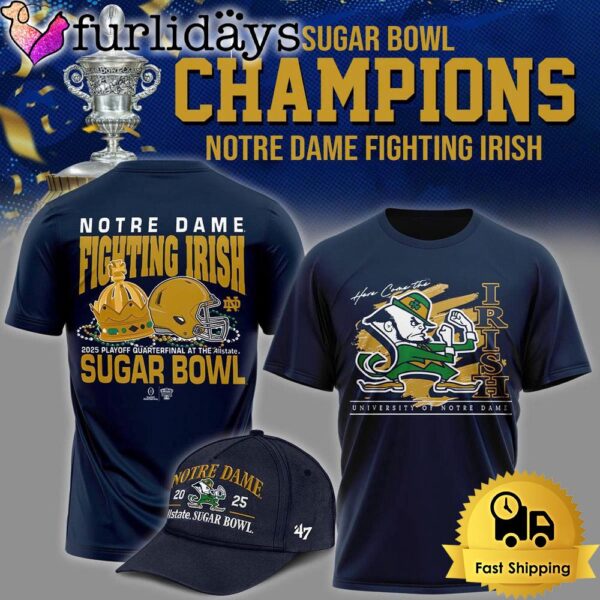 NCAA Notre Dame Fighting Irish 2025 Playoff T Shirt