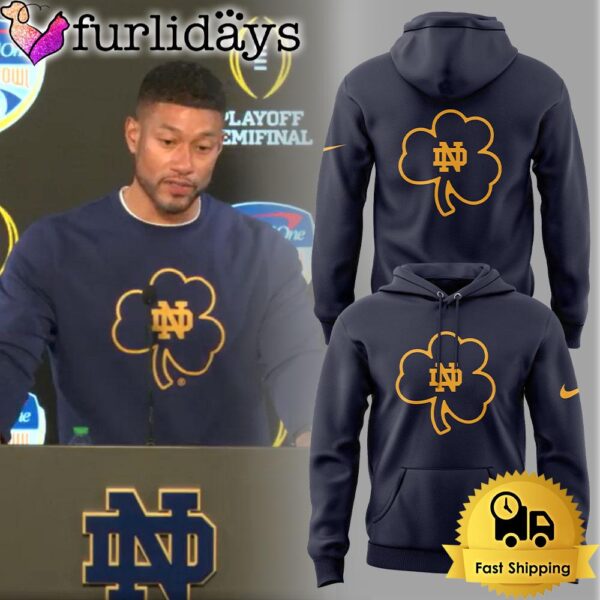 NCAA Notre Dame Fighting Irish Coach Marcus Freeman Clover Limited Edition Hoodie