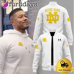 NCAA Notre Dame Football Coach Marcus…