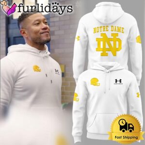 NCAA Notre Dame Football Coach Marcus…