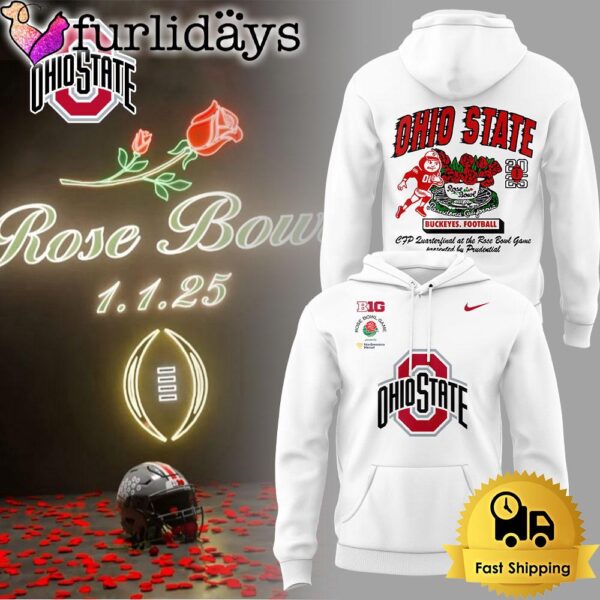 NCAA Ohio State Buckeyes Big Rose Bowl Game Hoodie