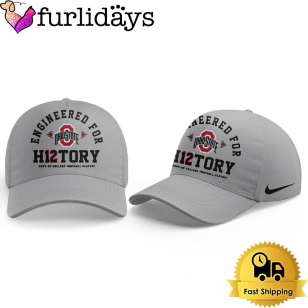 NCAA Ohio State Buckeyes Football Engineered For H12tory Baseball Cap