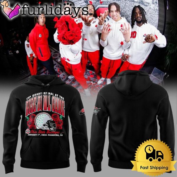 NCAA Ohio State Buckeyes Rose Bowl Game Black Hoodie