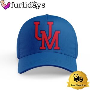 NCAA Ole Miss Rebels Football Big Logo Team Navy Baseball Cap