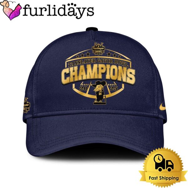 NCAA Ole Miss Rebels Football Gator Bowl Champions Navy Baseball Cap