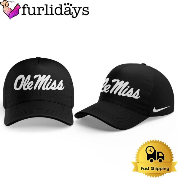 NCAA Ole Miss Rebels Football Limited Edition Black Baseball Cap