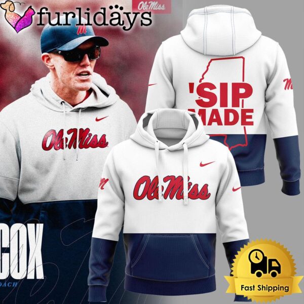 NCAA Ole Miss Rebels Football Welcome To The Sip Made Navy Hoodie