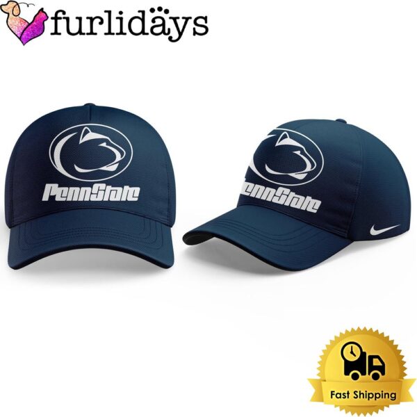 NCAA Penn State Nittany Lions Football Logo Team Limited Edition Navy Baseball Cap