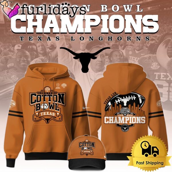 NCAA Texas Longhorns Cotton Bowl Champions Hoodie