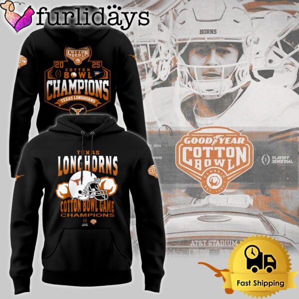 NCAA Texas Longhorns Cotton Bowl Champions Limited Hoodie