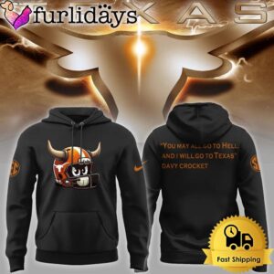 NCAA Texas Longhorns Davy Crocket Hoodie