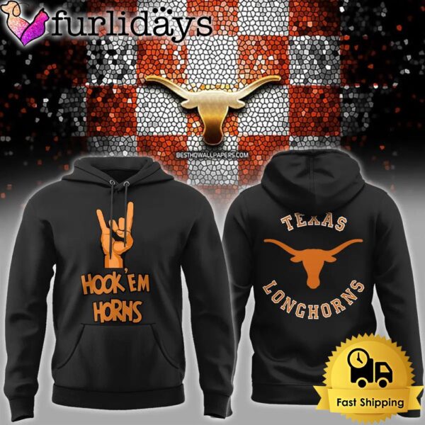 NCAA Texas Longhorns Football Hook Em Horns Hoodie