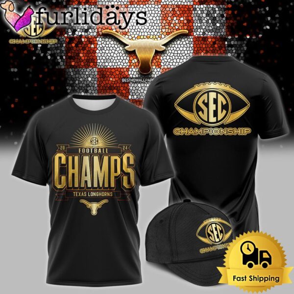 NCAA Texas Longhorns Football SEC Champs Limited Edition T Shirt