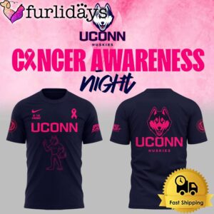 NCAA Uconn Huskies Basketball Fight Night Cancer Limited Edition T Shirt