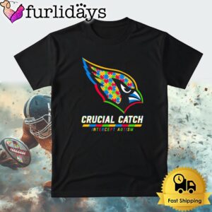 NFL Arizona Cardinals Autism Awareness T Shirt Crucial Catch