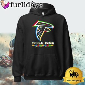 NFL Atlanta Falcons Autism Awareness T Shirt Crucial Catch