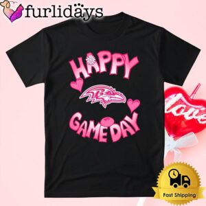 NFL Baltimore Ravens Happy GameDay Valentine's Day T Shirt