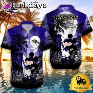 NFL Baltimore Ravens Mickey Mouse Summer…