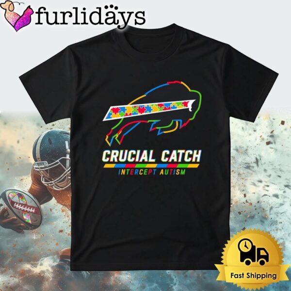 NFL Buffalo Bills Autism Awareness T Shirt Crucial Catch