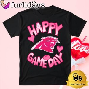 NFL Carolina Panthers Happy GameDay Valentine's Day T Shirt