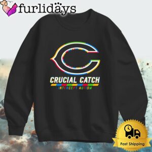 NFL Chicago Bears Autism Awareness T Shirt Crucial Catch