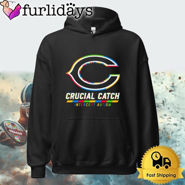 NFL Chicago Bears Autism Awareness T Shirt Crucial Catch