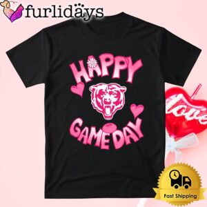 NFL Chicago Bears Happy GameDay Valentine's Day T Shirt