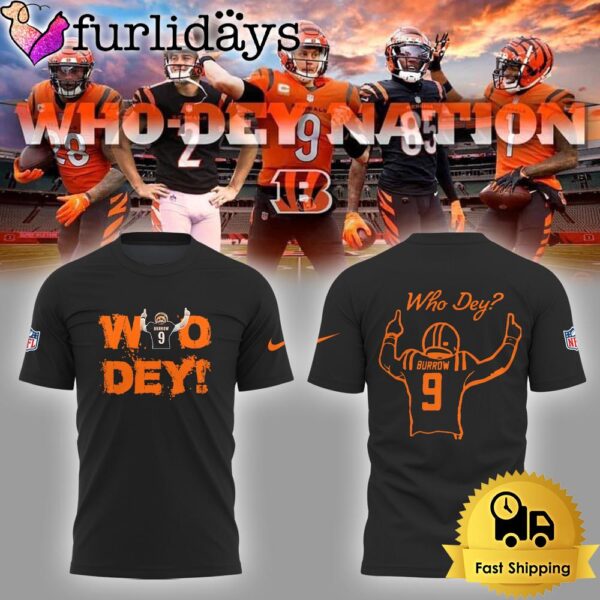 NFL Cicinati Bengals Who Dey Nation T Shirt