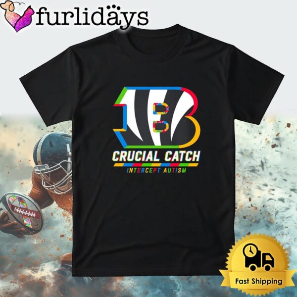 NFL Cincinnati Bengals Autism Awareness T Shirt Crucial Catch