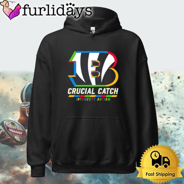 NFL Cincinnati Bengals Autism Awareness T Shirt Crucial Catch