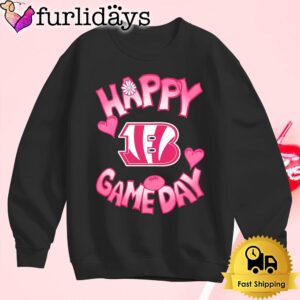 NFL Cincinnati Bengals Happy GameDay Valentine's Day T Shirt