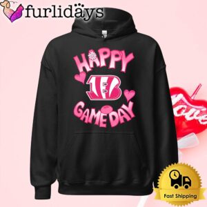 NFL Cincinnati Bengals Happy GameDay Valentine's Day T Shirt