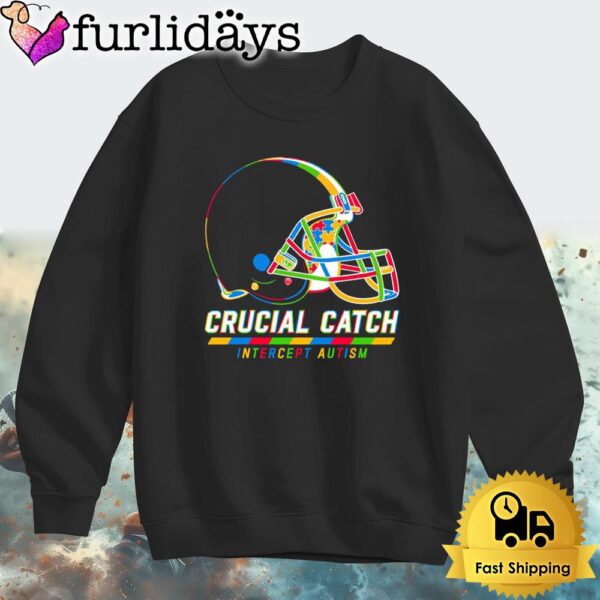 NFL Cleveland Browns Autism Awareness T Shirt Crucial Catch